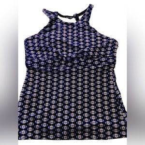 Athleta Freestyle Blue and White Tankini